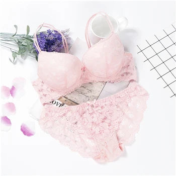 Push-Up Kanten Beha & Culotte Set – Klassiek & Stijlvol