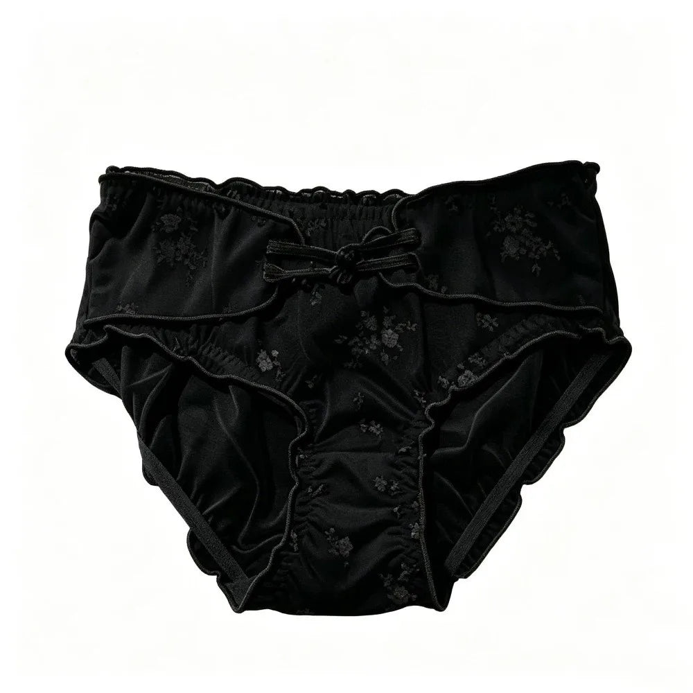Mesh Culotte met Ruches – Zijdezacht & Speels
