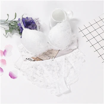 Push-Up Kanten Beha & Culotte Set – Klassiek & Stijlvol