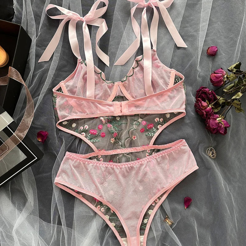 Lingerie Set voor Dames – Kanten Bh & Slip