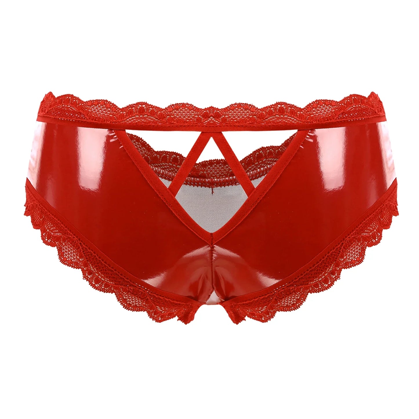 Kanten V-String Slip – Elegant & Gedurfd