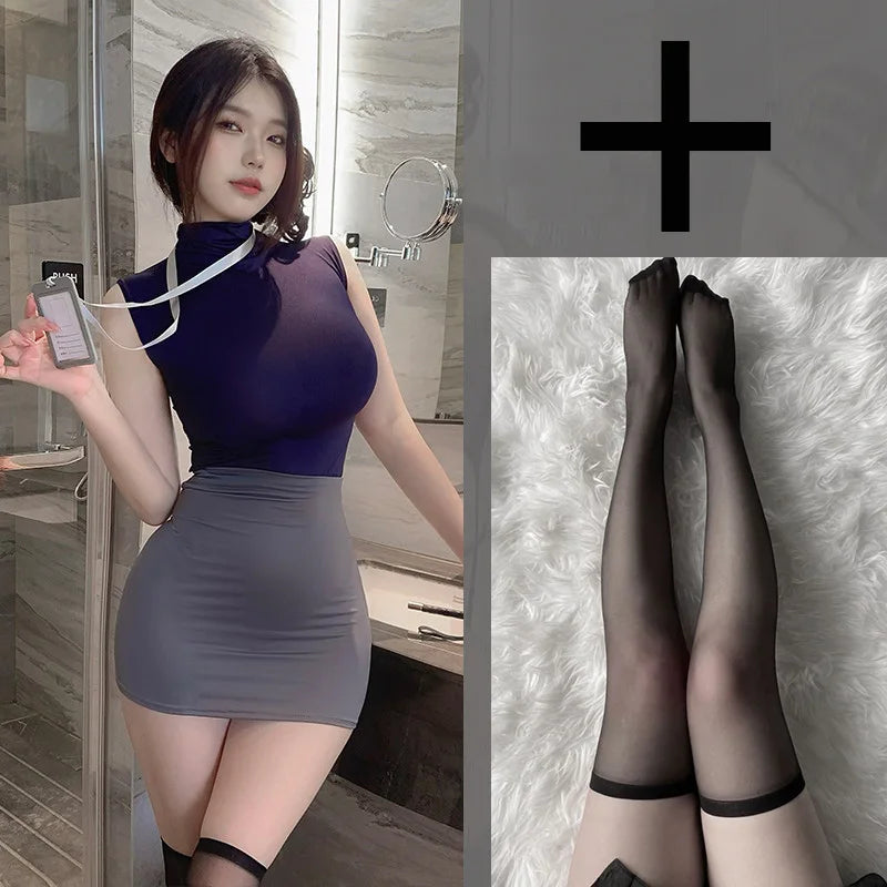 Sexy Rollenspel Kostuum – Stewardess & Secretaresse