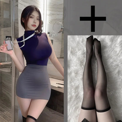 Sexy Rollenspel Kostuum – Stewardess & Secretaresse