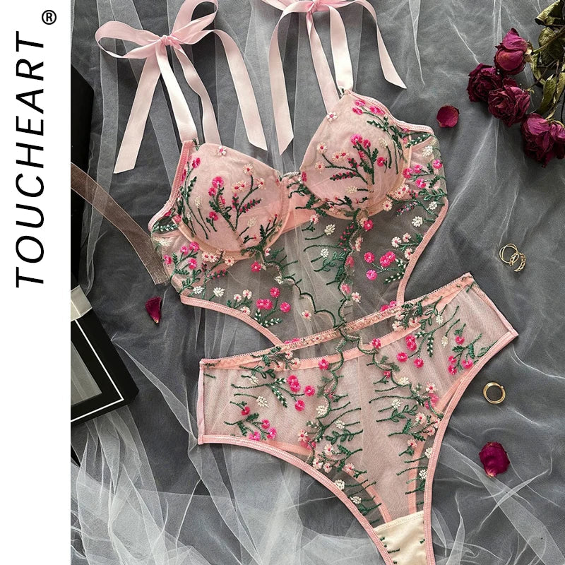 Lingerie Set voor Dames – Kanten Bh & Slip
