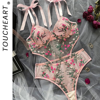 Lingerie Set voor Dames – Kanten Bh & Slip