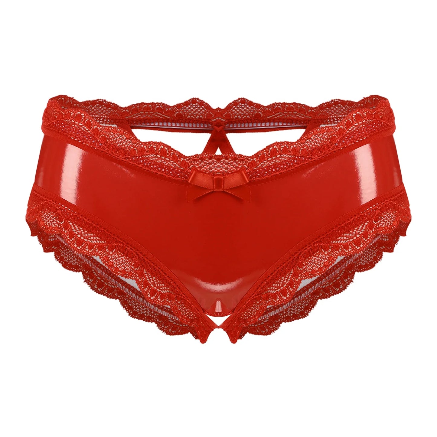 Kanten V-String Slip – Elegant & Gedurfd