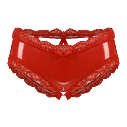 Kanten V-String Slip – Elegant & Gedurfd