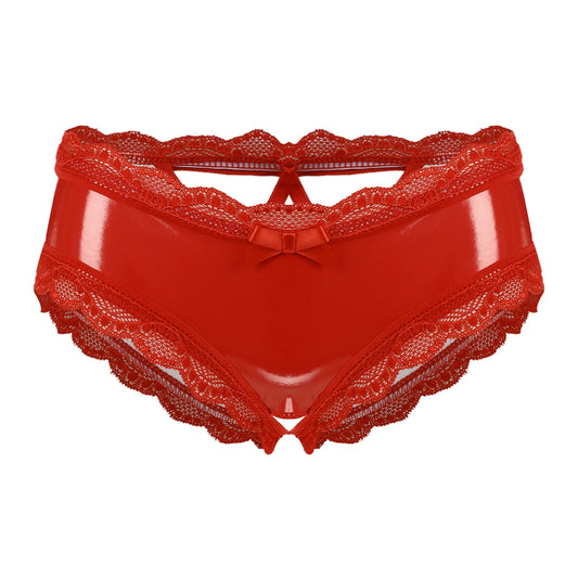 Kanten V-String Slip – Elegant & Gedurfd