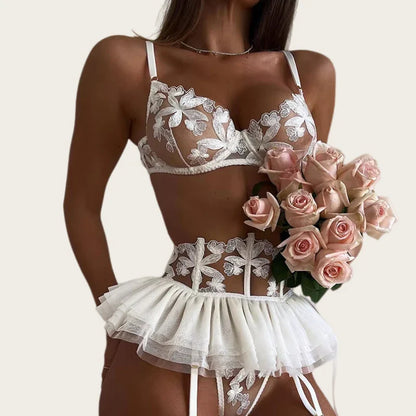 Lingerie Set 3-delig – Kant & Mesh
