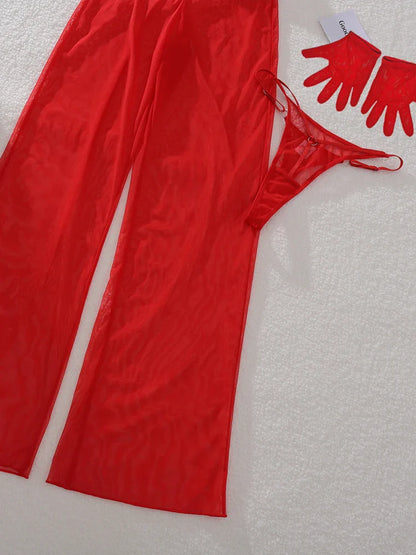 Transparante Kanten Beha Set – Ultra-Dun & Sensueel