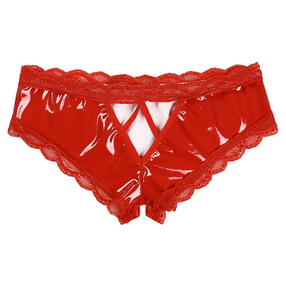 Kanten V-String Slip – Elegant & Gedurfd
